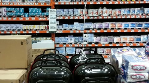 Home Depot 'Thrill of the Grill' Pallet Display