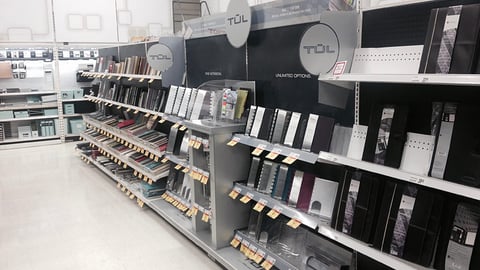 Office Depot Tul In-Line Display