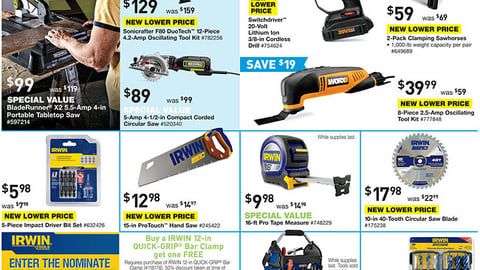 Lowe's Irwin Tools 'Nominate a Tradesman' Feature