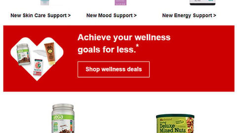 CVS 'Wellness Goals' Email