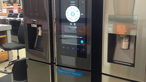 Home Depot Samsung Family Hub In-Line Merchandising