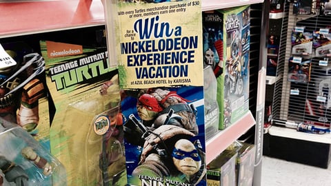 Kmart 'Nickelodeon Experience' Shelf Talker