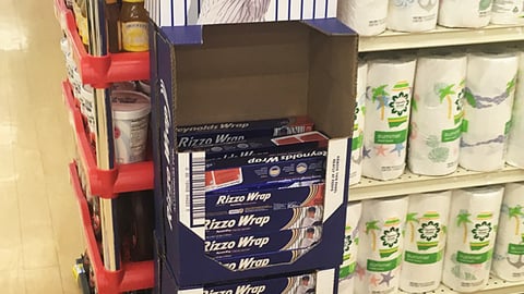 Jewel-Osco Reynolds 'Rizzo Wrap' Floorstand