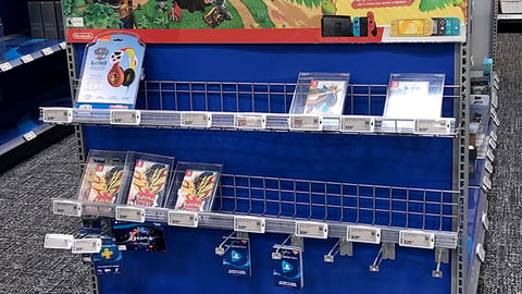 Empty Animal Crossing Best Buy Endcap