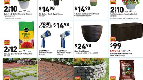 Lowe's 'Build and Grow' Feature