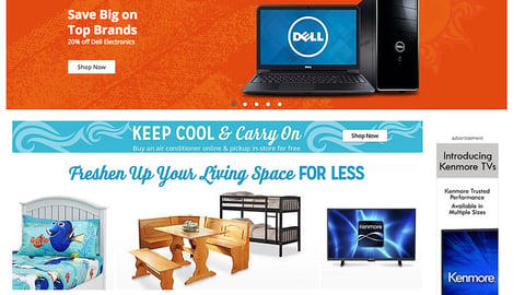 Kmart 'Introducing Kenmore TVs' Display Ads