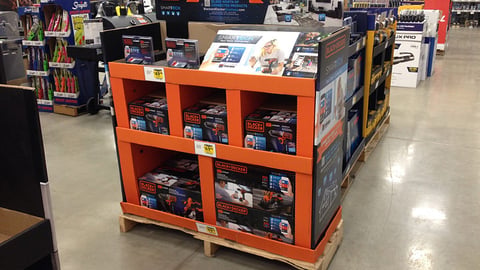 Black & Decker Lowe's 'Smartech' Half-Pallet Display