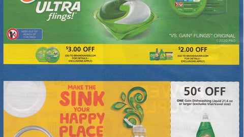 Gain '2X Oxi Boost & Febreze' FSI