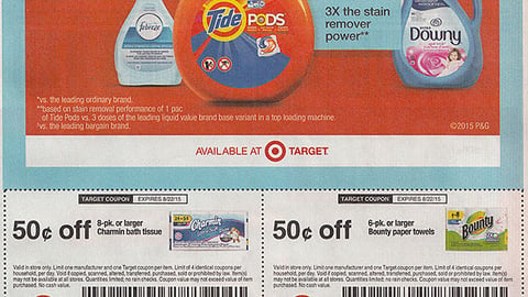 Target P&G 'brandSaver' Overlays