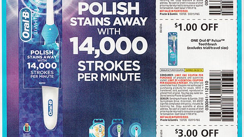Oral-B 'Polish Stains Away' FSI