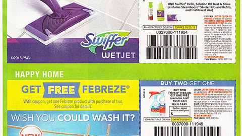 Febreze 'Wish You Could Wash It' FSI
