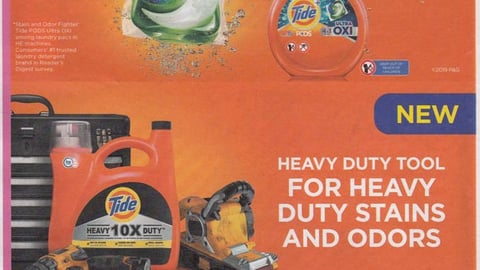 Tide '#1 Stain & Odor Fighter' FSI