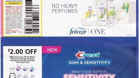 Febreze 'Get One Free' FSI