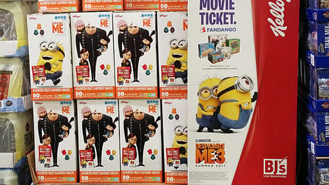 Kellogg BJ's 'Free Movie Ticket' Pallet Display