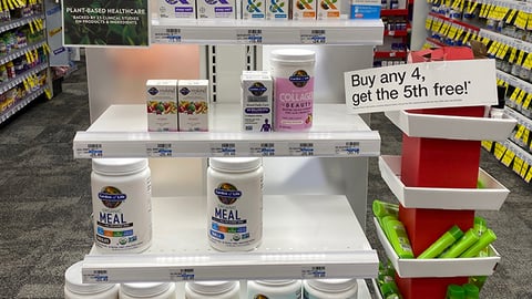 Stem & Root 'Plant-Based Healthcare' CVS Merchandising