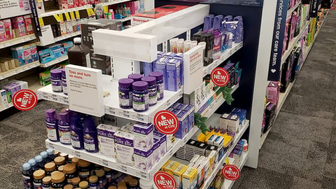 CVS 'Not Sleeping Well?' Endcap Display