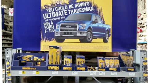 Lowe's Irwin Tools 'Ultimate Tradesman' Endcap