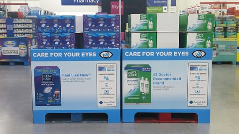 Sam's Club Alcon 'Care for Your Eyes' Pallet Display