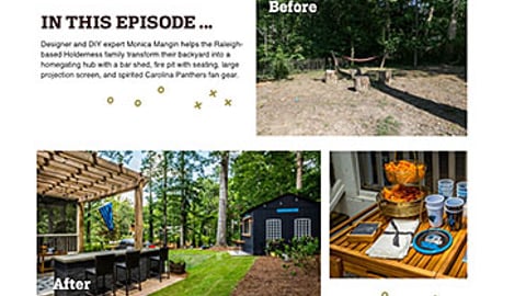 Lowe's NFL 'Homegating' Web Page