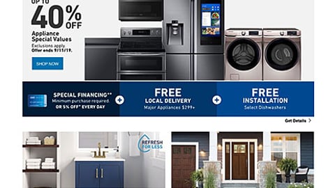 Lowe's NFL Display Ad