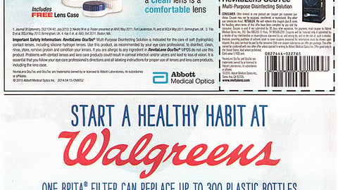 Brita Walgreens 'Healthy Habit' FSI