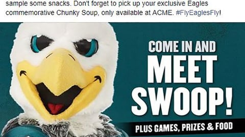 Acme 'Eagles Season Kickoff Celebration' Facebook Update