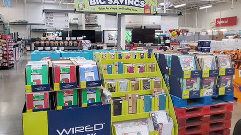 BJ's BTS 'Big Savings' Pallet Displays