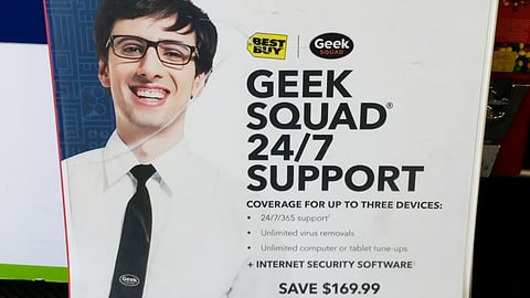 Geek Squad 'Student Deals' A-Board