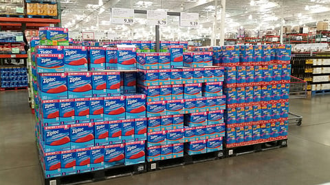 Ziploc Pallet Displays