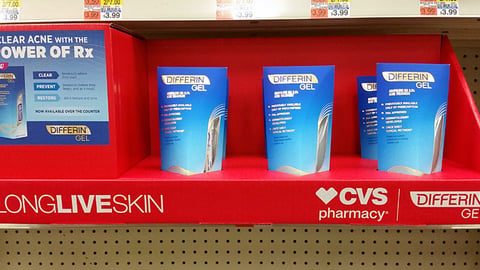 CVS Differin 'Long Live Skin' Shelf Tray
