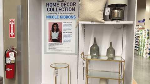Lowe's Home Decor Collection Endcap 