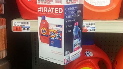 CVS P&G 'Download the CVS App' Shelf Talker