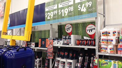 Lowe's NFL Upfront Display