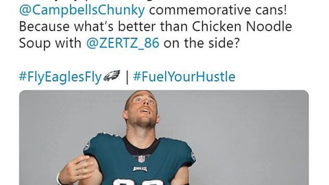 Philadelphia Eagles 'Commemorative Cans' Twitter Update