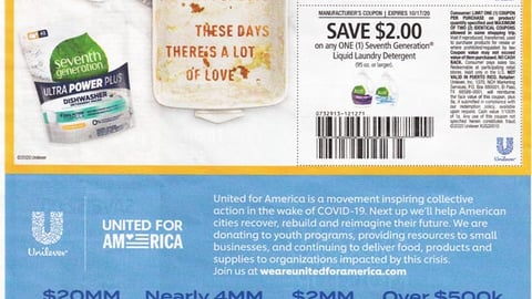 Seventh Generation 'Home Cooking' FSI