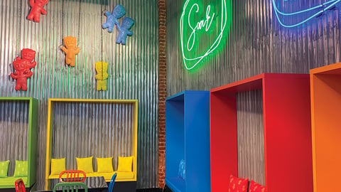 Sour Patch Kids Store Seating Area