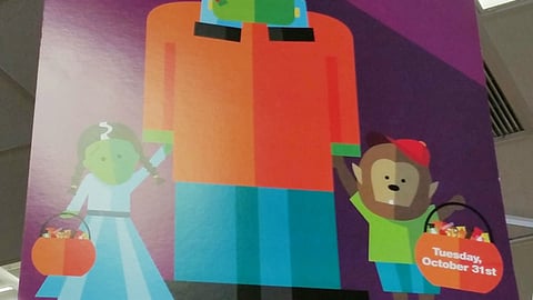 CVS 'Monster's Guide to Halloween' Ceiling Sign