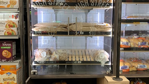 Giant Heirloom Market Bread Glass Case