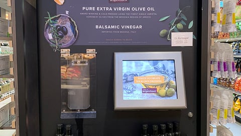 Giant Heirloom Market 'Olive Oil Bar' Endcap