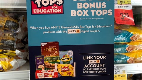 General Mills Safeway 'Buy 5, Get 20' Cooler Cling