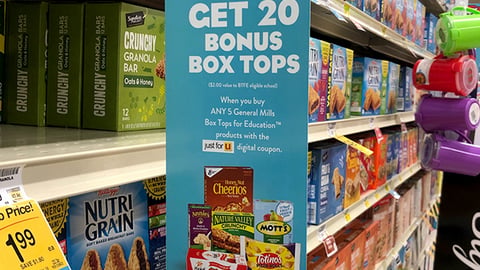 General Mills Safeway 'Box Tops' Violator