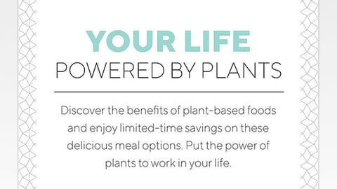 Publix 'Your Life Powered by Plants' Circular Cover & Feature
