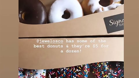 Jewel-Osco Instagram Story Repost