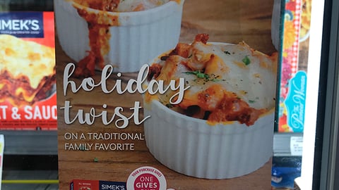 Simek's Jewel-Osco 'Holiday Twist' Freezer Cling