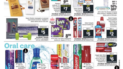 CVS Unilever '$3 ExtraBucks Rewards' Feature
