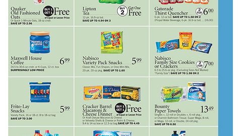 Publix P&G 'Stocking Spree' Feature
