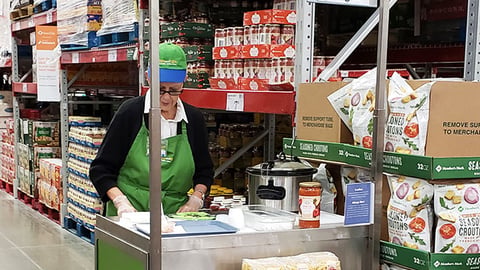 Sam's Club Member's Mark Pasta Sampling Station