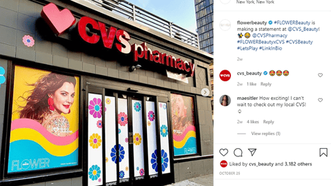 Flower Beauty CVS Instagram Update