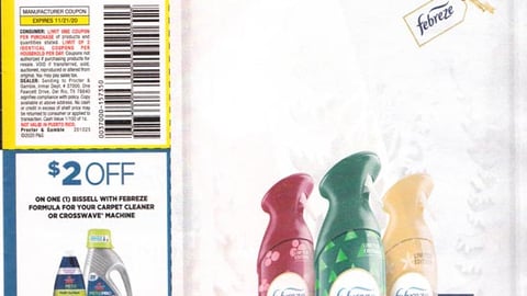 Febreze 'Get One Free' FSI