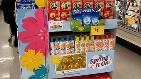 Nabisco 'Spring It On' Floorstands